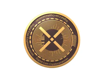 Pundi X Coin v2 001 3D model