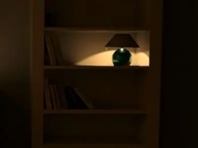 Table lamp Free low-poly 3D model