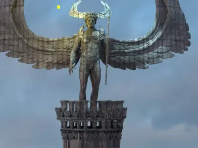 Heavens Envoy Portal Tower 3D model