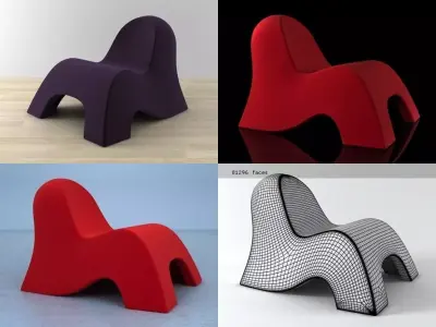 small lounge Free 3D model