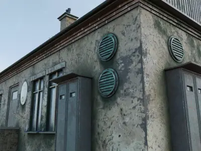 Police station - Stalker inspiration 3D model