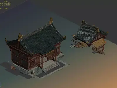 Peach Blossom Island - Material Store 97 3D model