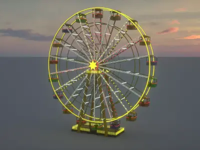 Ferris Wheel  3D model