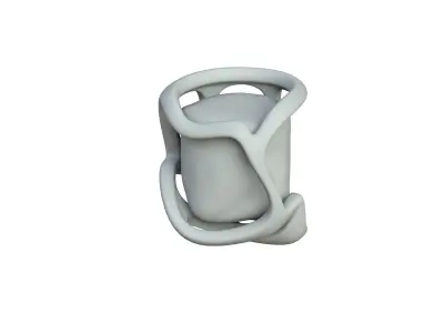 SciFi Shape Object Low Poly Low-poly 3D model 29