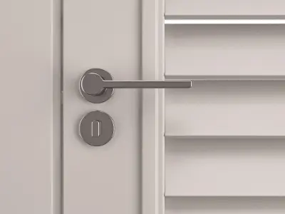 Interior doors blinds 03 3D model