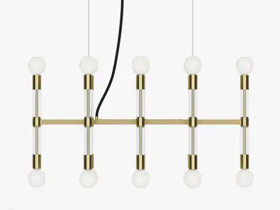 Acrylic Framework Chandelier by West Elm 3D model