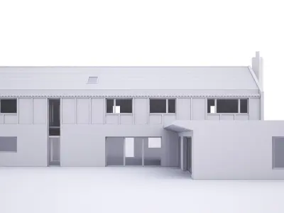British House Horse and Groom 3D model