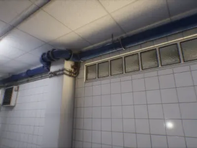 Building and Industrial Props unreal asset Low-poly 3D model