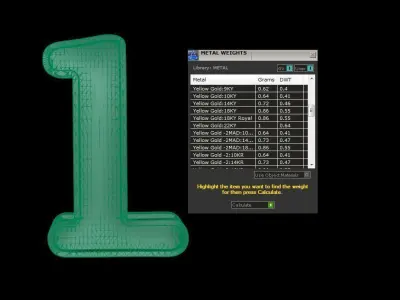 Alphabet - L 3D print model