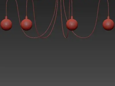 DRAPE HOOK 7 3D model