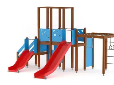 Lappset Activity Tower 02 3D model