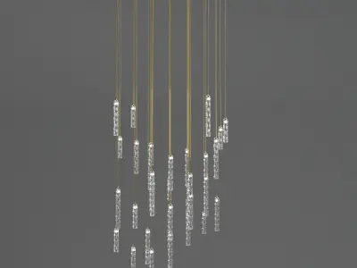 Shakuff chandelier 3D model