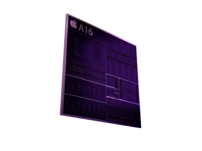 Apple CPU A16 Framework v1 002 Low-poly 3D model