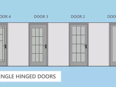 Doors Collection - 60 Pieces Low-poly 3D model