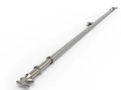 Container door lock Free 3D model