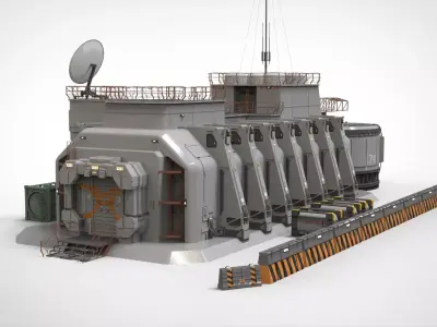 sci fi hub 3D model