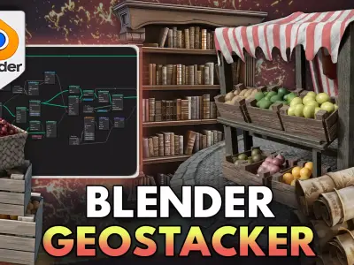 Blender 4 Geo Stacker 3D model
