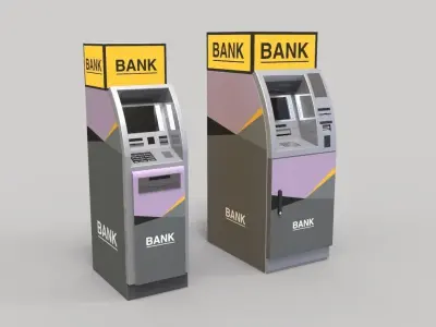 automated teller machine 2000xe 3D model