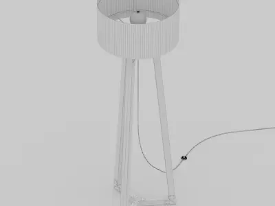 Modern stand light 3D model