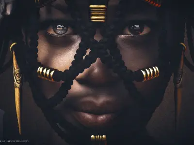 QUEEN NZINGA African Headdress