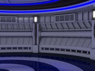 Sci Fi Room 3D model