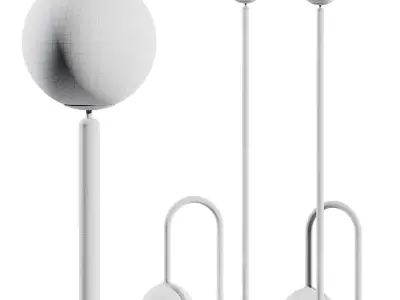 Object  Ideas Ascend Floor Lamp 3D model