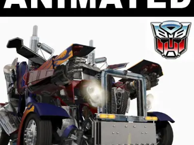 Optimus Prime Alive Transformer 3D model