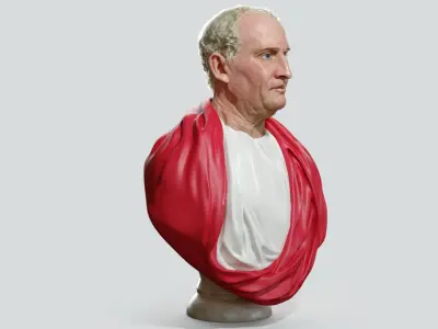  Marcus Tullius Cicero Bust 