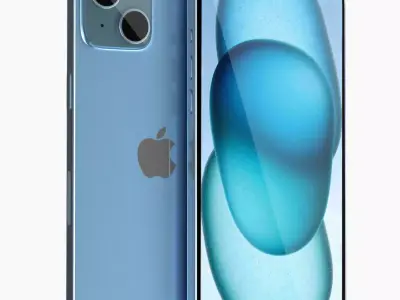 Apple iPhone 15 Plus blue 3D model