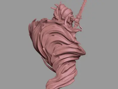 Asmoth statue 3D print model