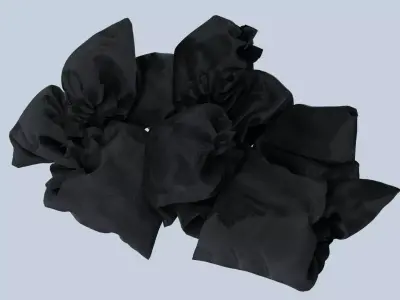 Textured Garbage Bags 3 3D model