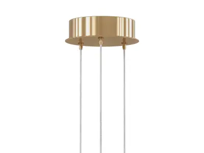 Arica Round Chandelier 3 Light 3D model