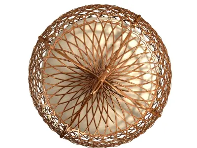 Alexander Lamont woven orb lantern large 3D model