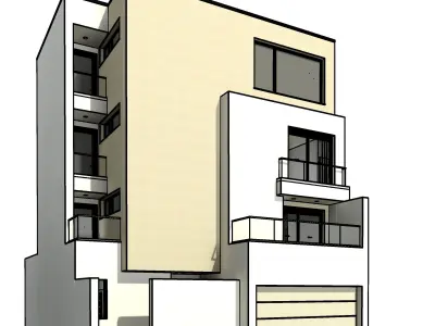 Modern villa 3D model