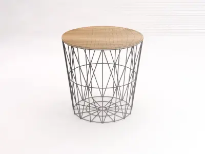 SIDE TABLE---Basket 3D model