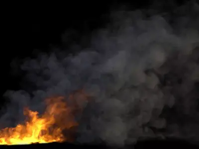 Blazing Fire VDB 3D model