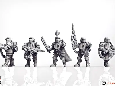 Feudal Guard - Elite infantry 3D print model