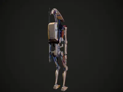 B1 Battle Droid 3D model