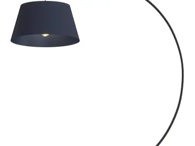 CELIA BLACK FLOOR LAMP Low-poly 3D model