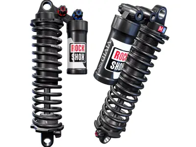 Rockshox Vivid R2C 3D model