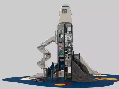 Playground for children 3D model