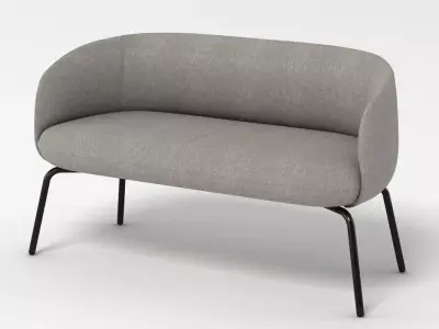 PlusHalle Low Nest Sofa 3D model