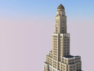 One Hanson Place 3D print model