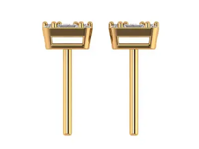 Piecut Earings 3D print model
