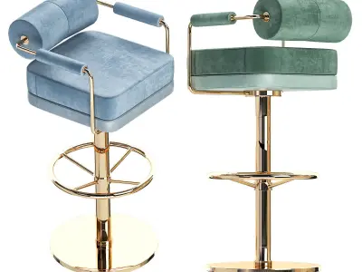 Mezzo chair bar anderson Low-poly 3D model