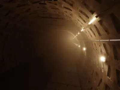 subway tunnel 3D model