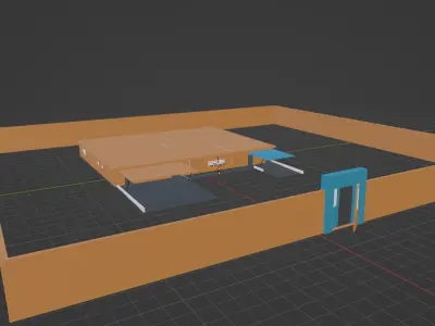 Hospital 3d model  Free 3D model