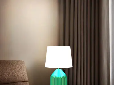 Table Lamp 3D print model 11