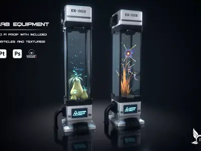 SciFi-Lab-Equipment 3D model