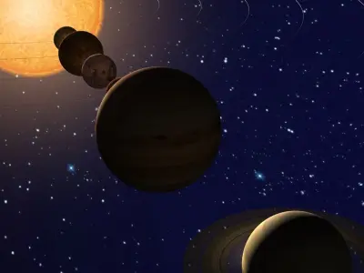 Solar System 3D model